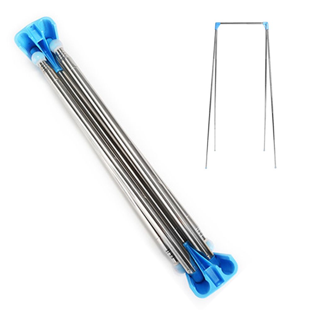 Portable Garment Rack Stainless Steel Foldable Coat Rack