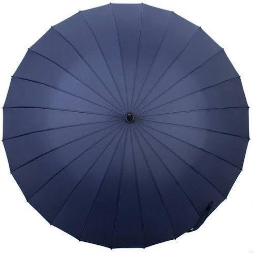 High Grade Ribs WINDPROOF Medium Umbrella - Navy Blue