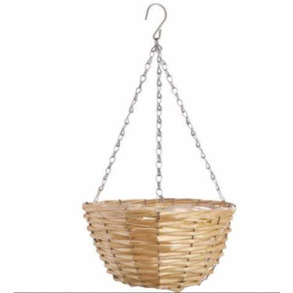 30cm Wicker Hanging Basket