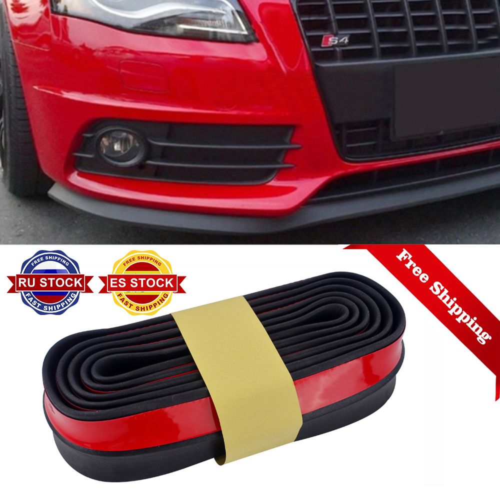 2.5m 65mm Width Car Protectors Front Bumper Lip Splitter