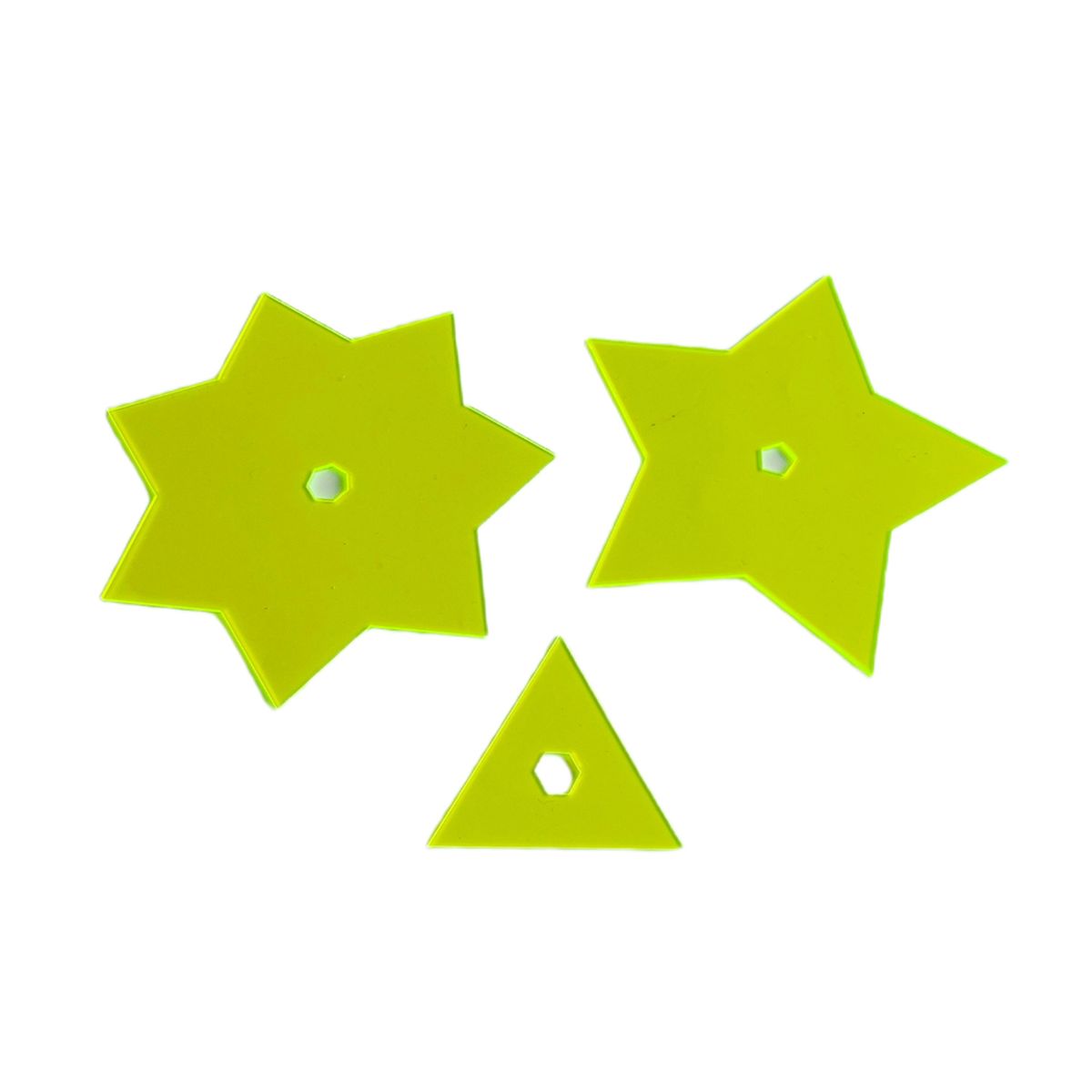 Quilt Templates,3 Pcs Quilting Supplies Acrylic Pattern