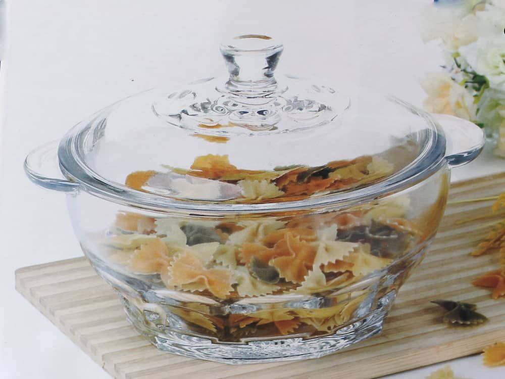 Glass Casserole Bowl   1 Set