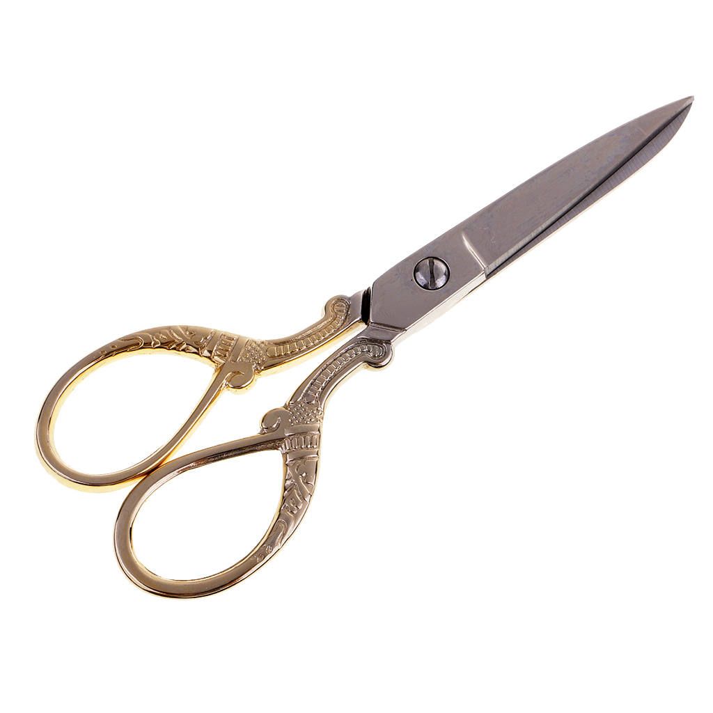 Stainless Steel Tailor Sewing  Shears DIY Tools Gold Gold