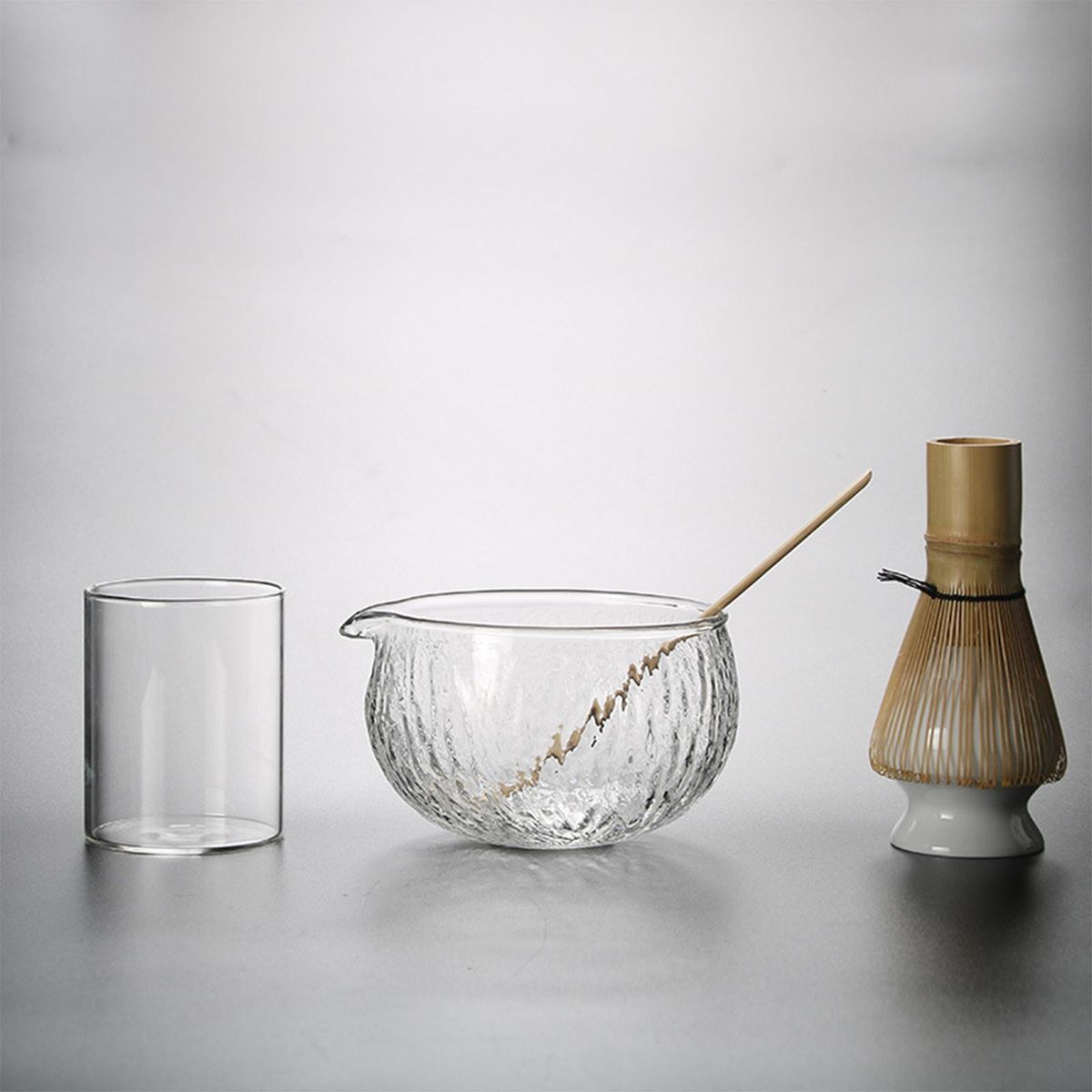 Japanese Matcha Set Chasen Holder Rack Chashaku Scoop Chasen Chashaku