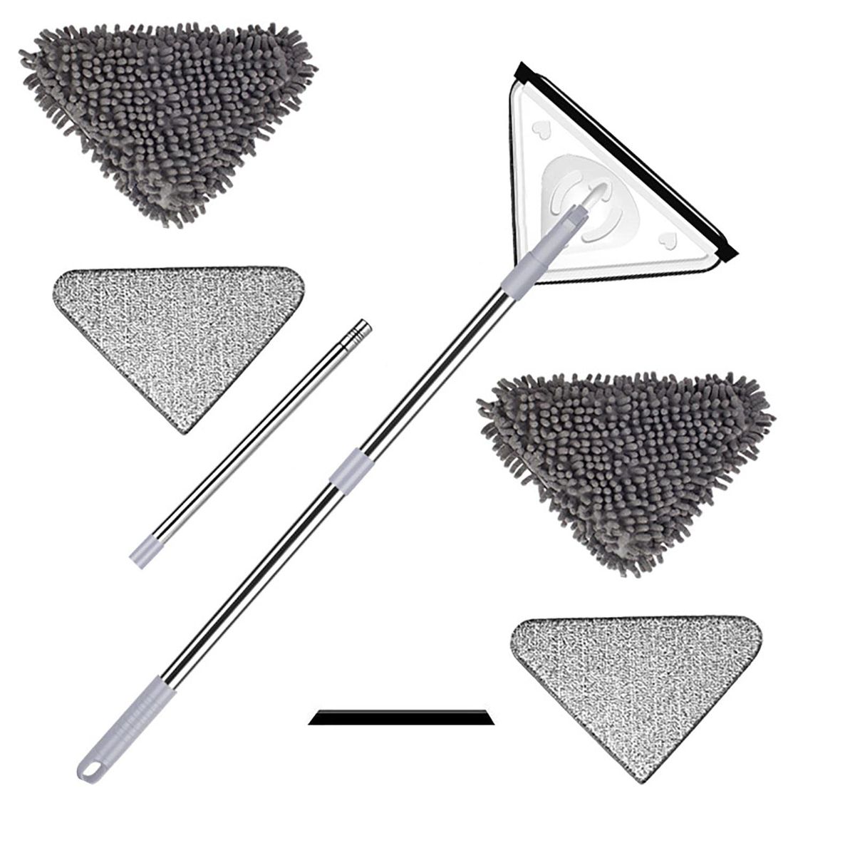 New Triangular Mop Household Floor Mopping Artifact Chenille