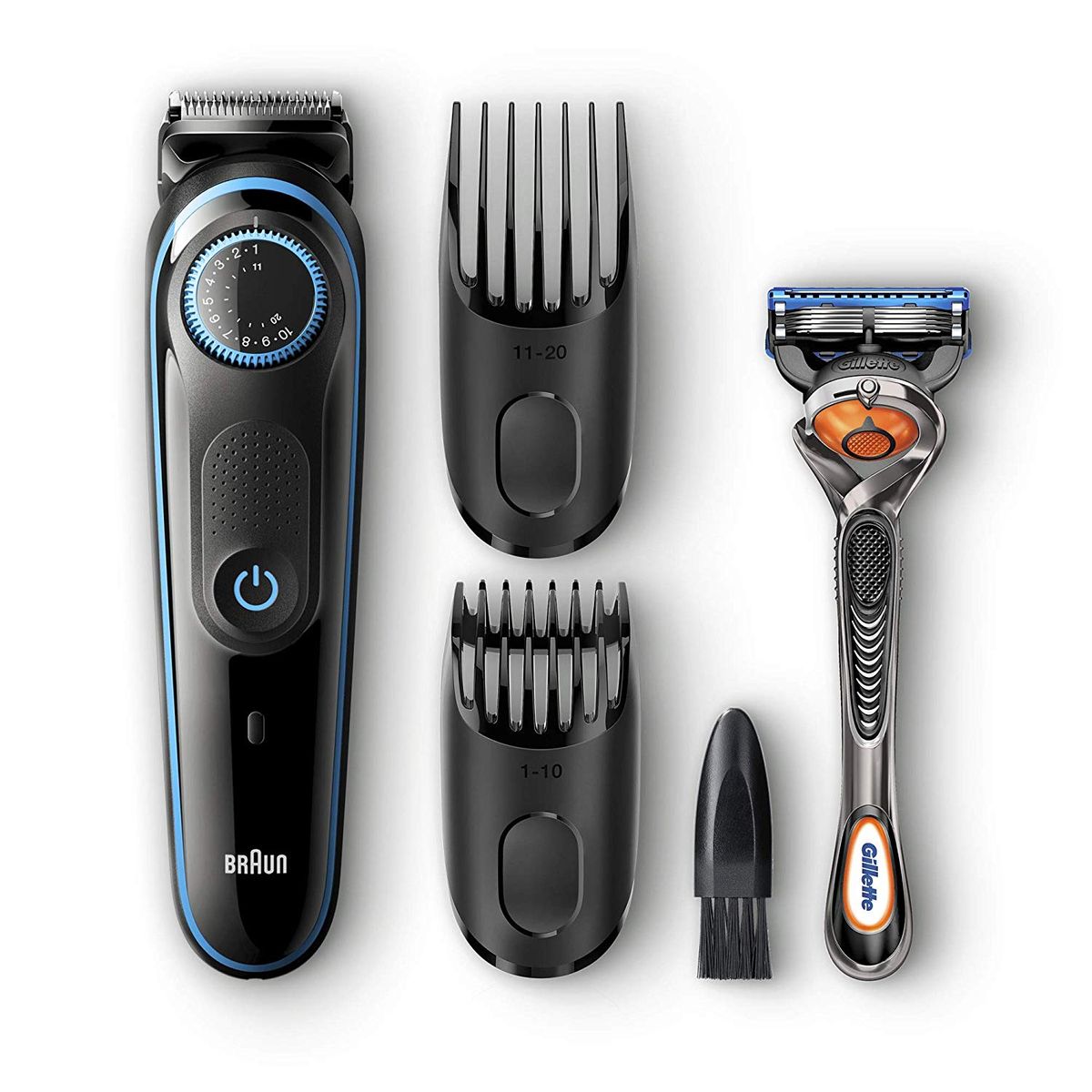 BT5040 Beard Trimmer & Hair Clipper, 2 Combs And Gillette ProGlide Razor Included