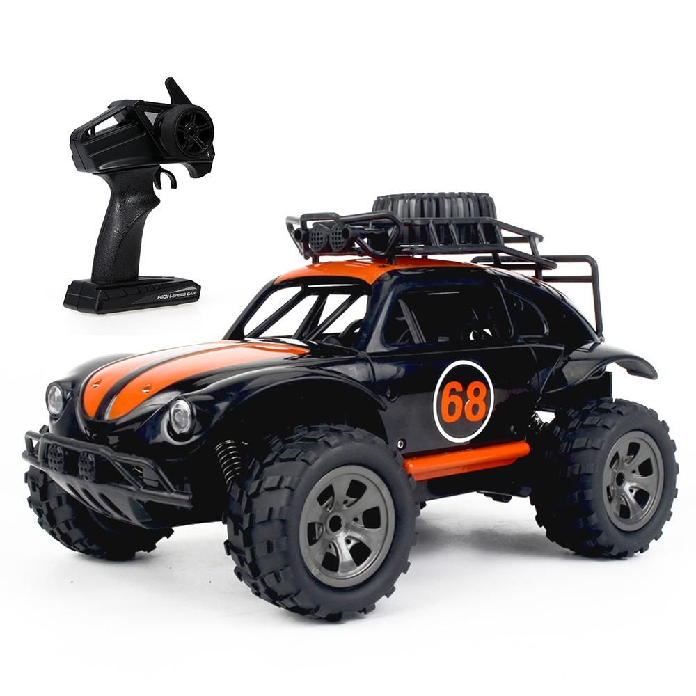 KY-1816A RC Truck 2.4G 2WD 1/18 Scale RC Crawler Off-road Truck Infinite Speed RC Car Solid Durable RC Car Toys for Kids Adults RTR