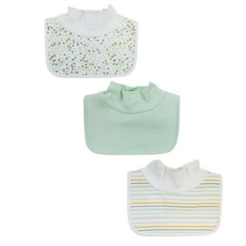 Infant Mock Neck Bibs Set - 3 Pieces