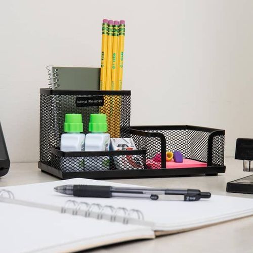 Multifunction Memo&Pen Holder Pen Card Deskstorage Organiser