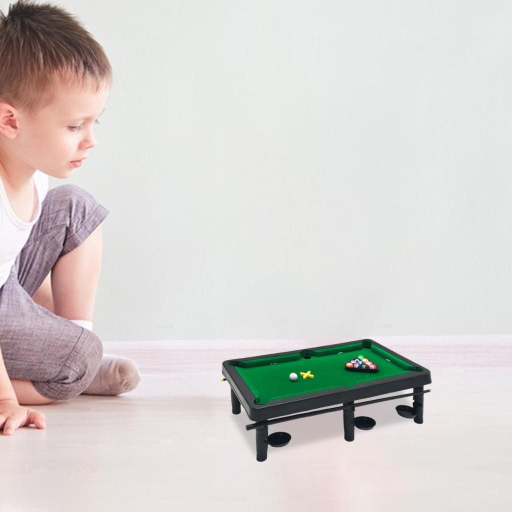 Indoor Mini Tabletop Pool Table Set - Small Billiards Game Table Xmas