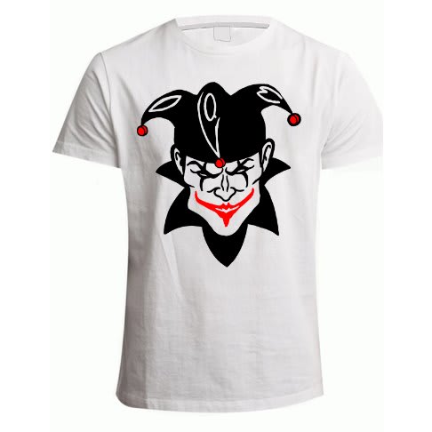 Savage Joker Print Tshirt - White