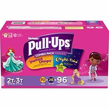 Pull-Ups Training Pants For Girls -  2-3T - 96 Count