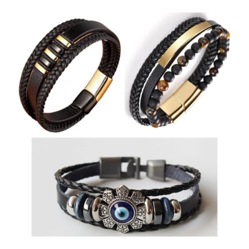 3 Sets Classic Unisex Men Female Bracelets