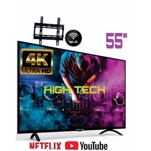 High Teck - Full Hd Smart Tv With Hanger- 55"