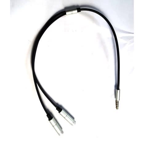 Audio Splitter Jack Plug Male To Aux Female Microphone Converter Adaptor