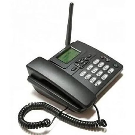Desktop Table Telephone With Fm Radio Supports All Sims 3125i - Black