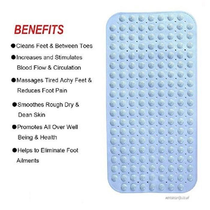 Bathroom Foot Ma -Foot Massage&Scrub -- Non-Slip Pure Rubber