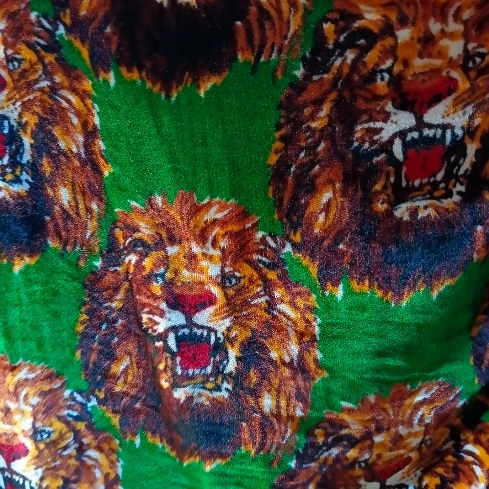 Igbo Traditional Fabric Isi Agu (velvet Material)