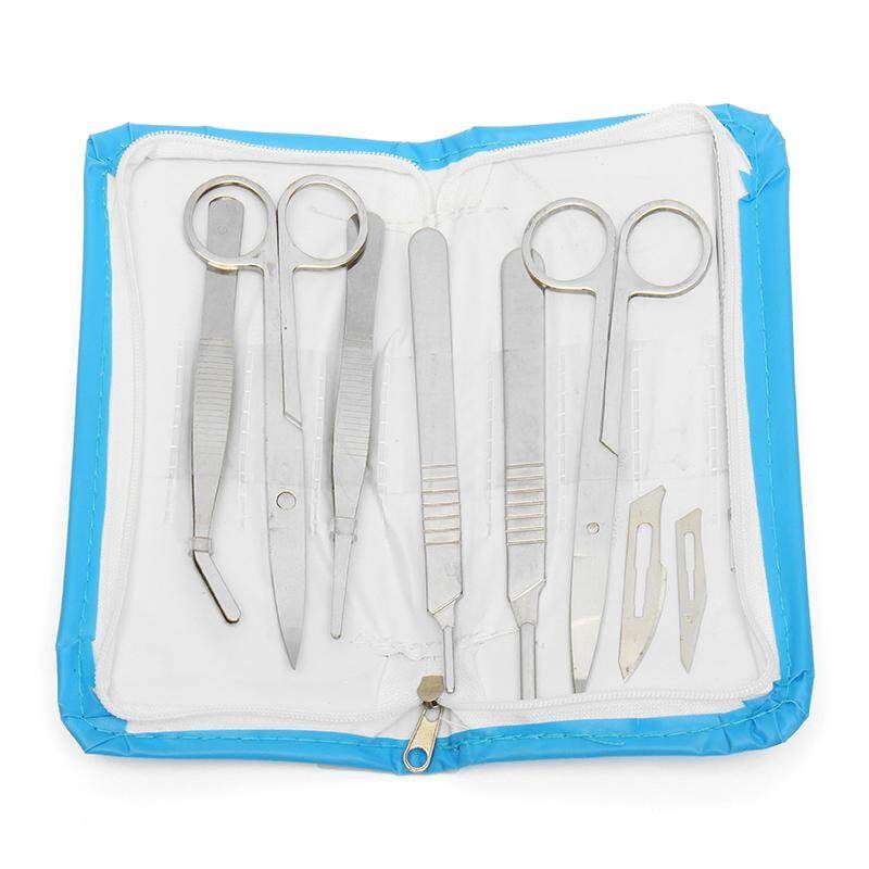 7Pcs Lab Anatomy Sample Biology Teaching Dissection Tool Kit