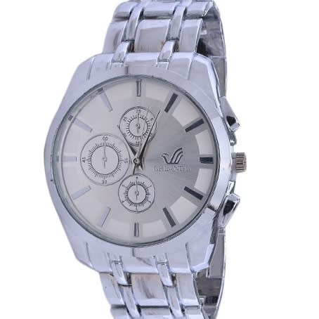 Chain Wristwatch -Silver