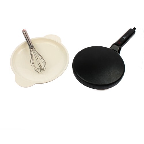 Electric Crepe Maker With Free Egg Beater