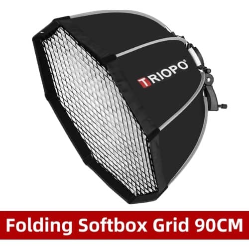 Foldable Octagon Softbox With Grid - 90cm