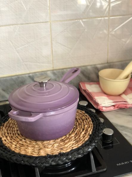 Enamel Sauce Pan (Cast Iron)