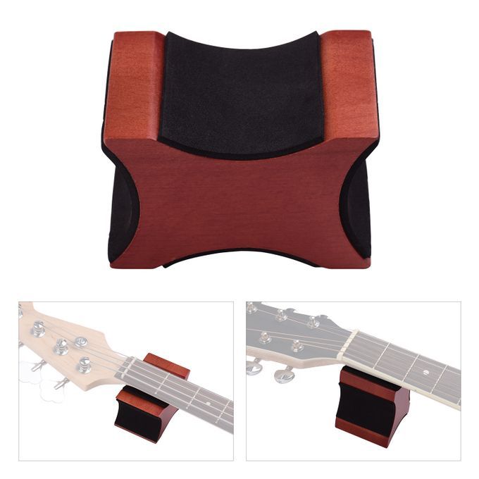Guitar Neck Rest Support Pillow Mahogany Material 2 Usage