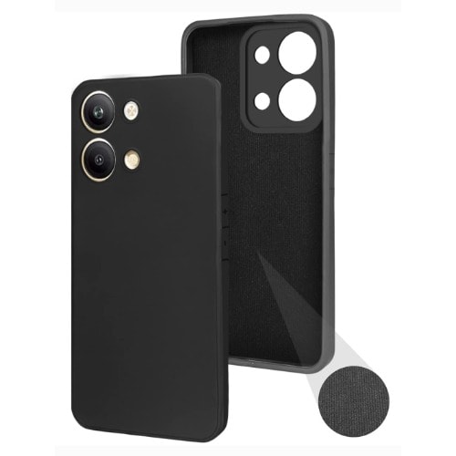 Silicon Back Case For Oppo Reno 9 Pro 5g - Black
