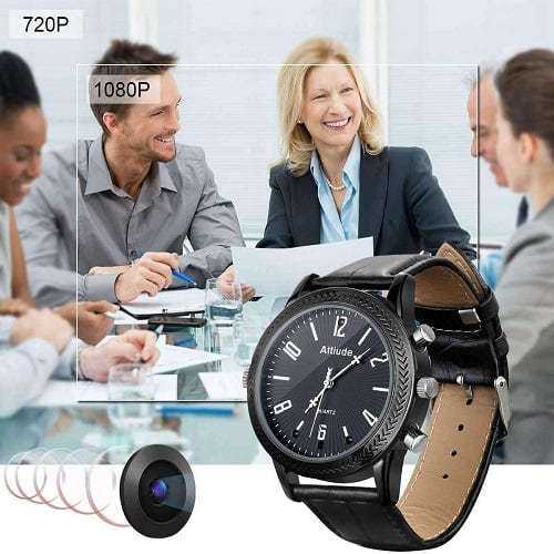 Waterproof Spy Camera Watch - Supports Night Vision