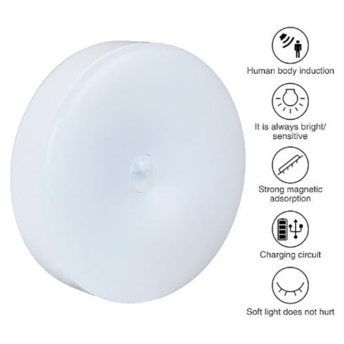 Led Usb Rechargeable Pir Motion Sensor Light Control Led Night Lamp