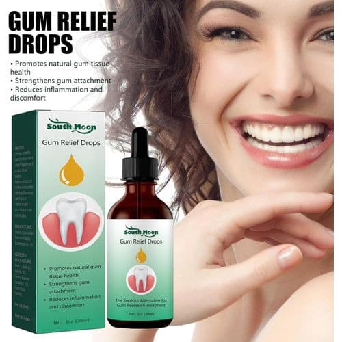 South Moon Gum Relief Drops Oil Teeth Whitening - Remove Teeth Macular-30ml