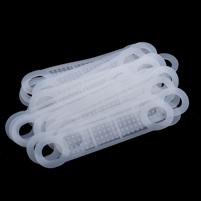 20Pcs Clear NonSlip Silicone Hanger Grips Pack Of 20 Clothing Hanger