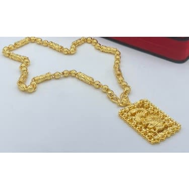 Ski Men's Neckpiece - Pendant Pattern