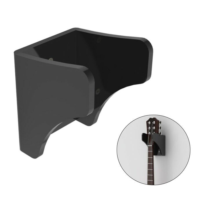 Wall Mounted Guitar Hanger Stand For Hanging Guitar Save Space Black