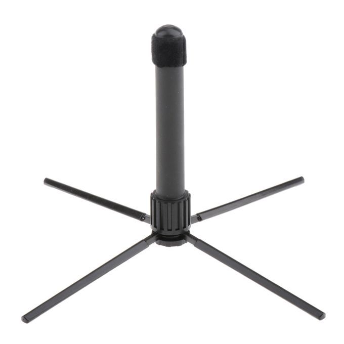 Foldable Flute Clarinet Stand Portable Black For Flute Clarinet Parts