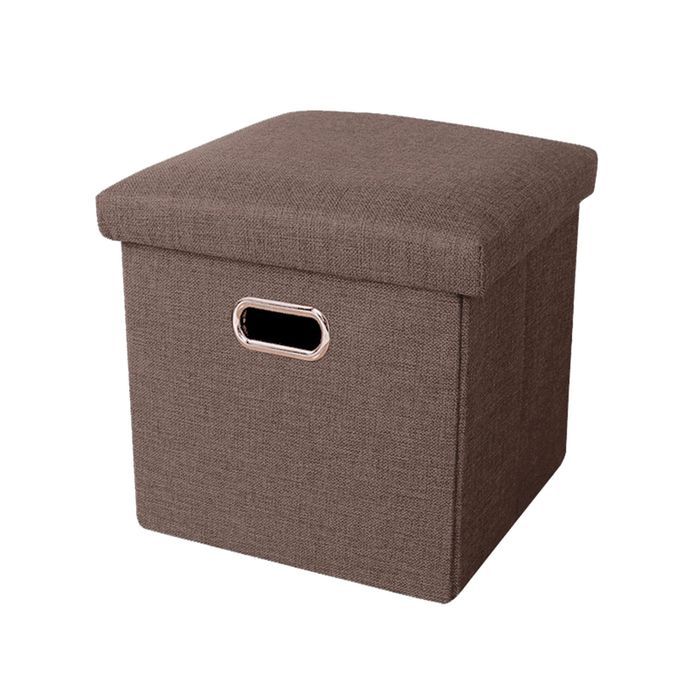 Storage Ottoman Foldable Sofa Bench Furniture For Contemporary Brown