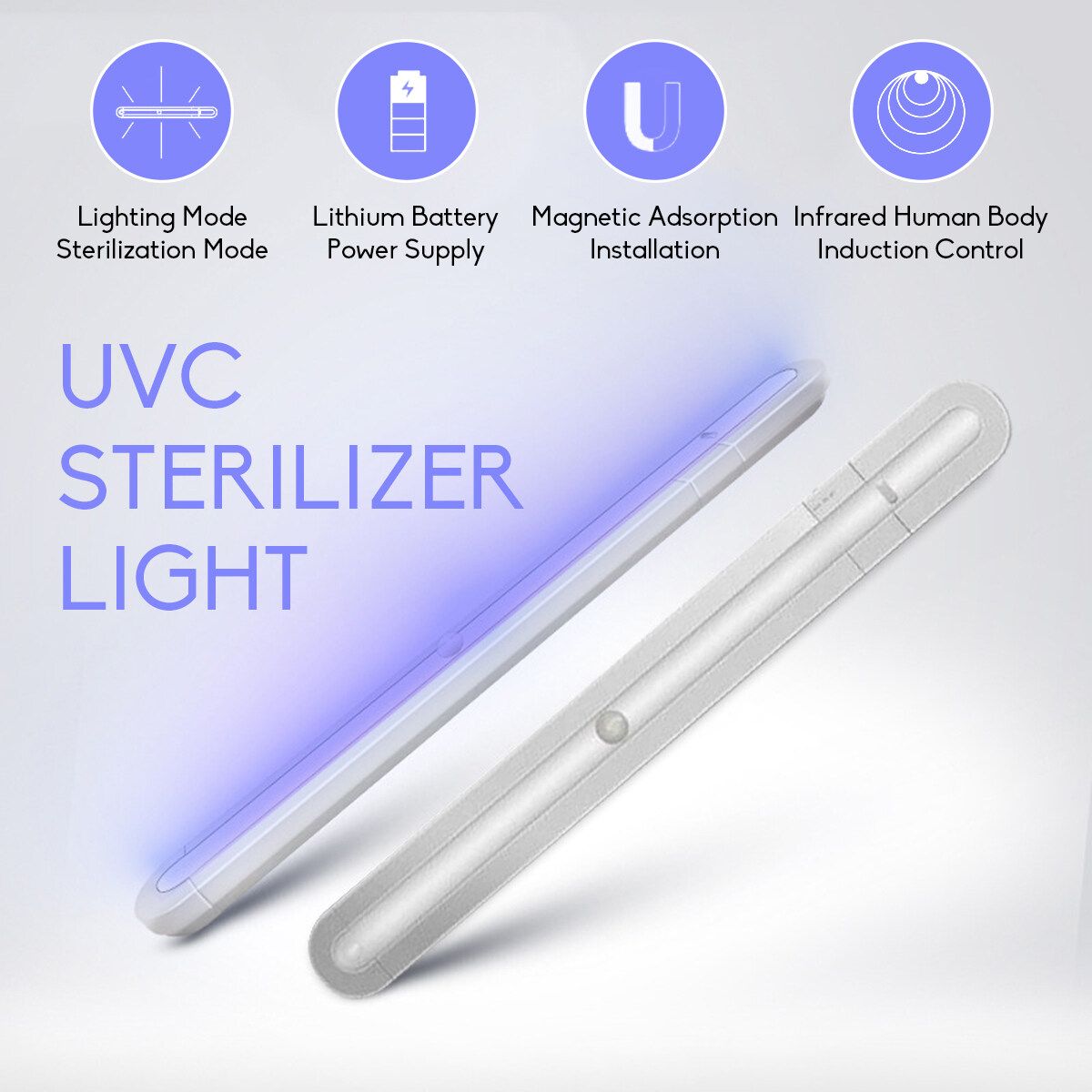 UVC Light Infrared Sensor Germicidal Lamp Disinfection