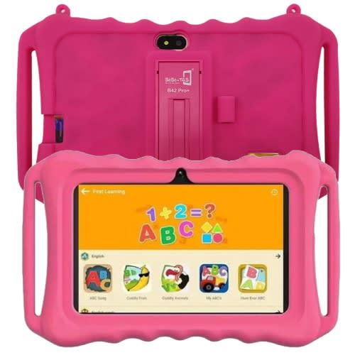 B42 Pro+ Kids Learning Tablet - 7" - 128GB ROM - 4GB RAM - WiFi - 3000mAh - Pink
