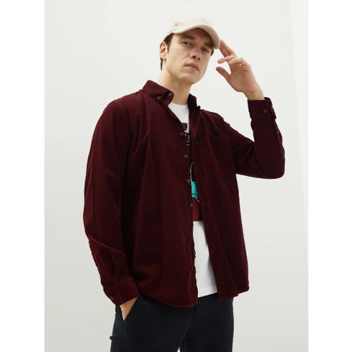 Regular Fit Long Sleeve Men's Shirt