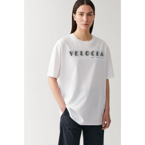 Velocia Estmmxxi Logo Graphics T-shirt