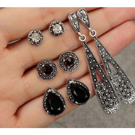 4 In 1 Bohemian Antique Earrings