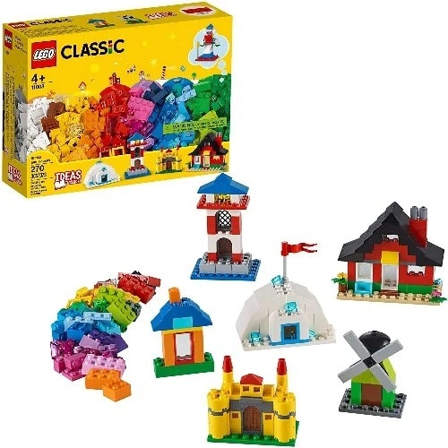 Lego Classic Bricks And Houses 11008 Kids' Building Toy Starter Set - 270 Pcs