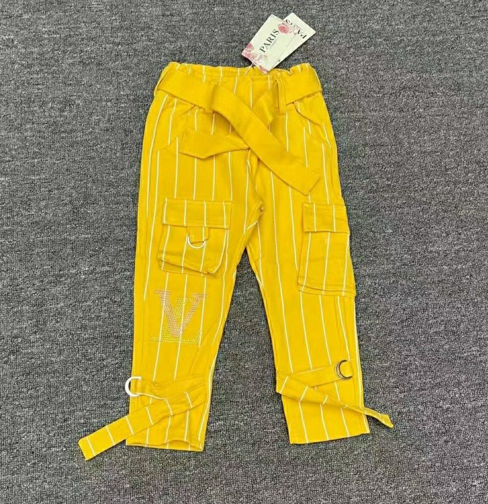 Girl's Trendy Cargo Pant Trouser
