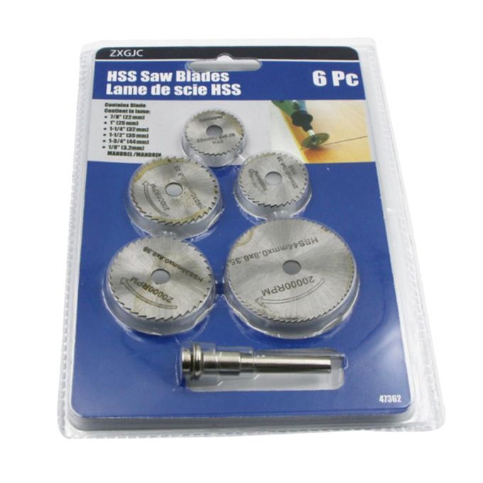 5pcs  Discs Wheels 22mm44mm With 6mm Mini  For Rotary