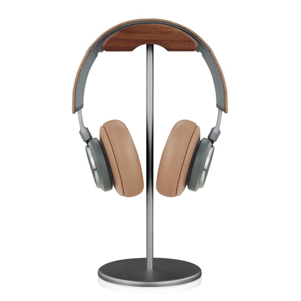 Aluminum Alloy Headphone Bracket Solid Wood Headphone Hanger