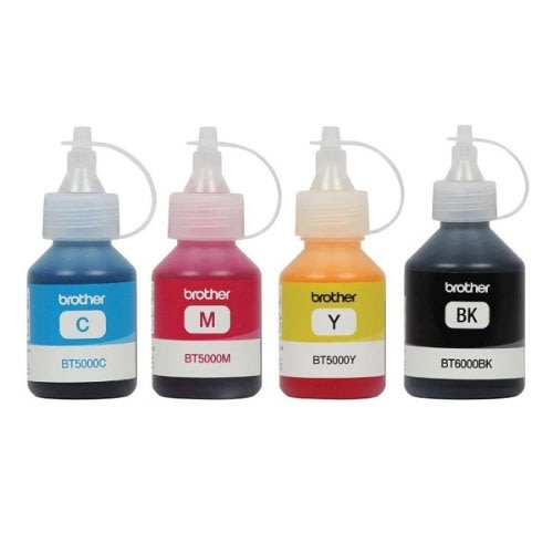Bt5000 & Bt6000bk Ink Bottles Colour For T300,t500,t700w,t800w Printers- Pack Of 4