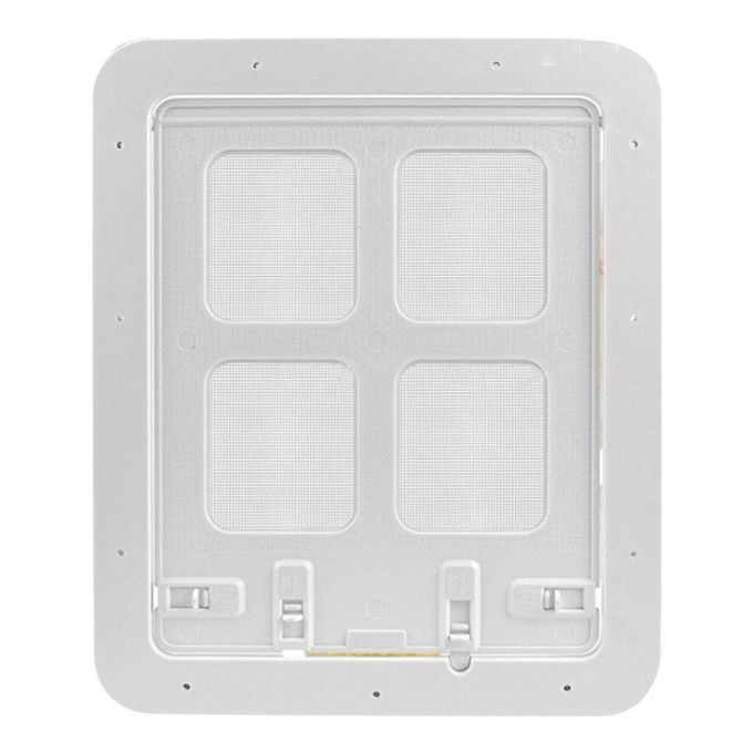 4 Way Pet Cat Puppy Dog Flap Lockable Safety Gate Animal S White