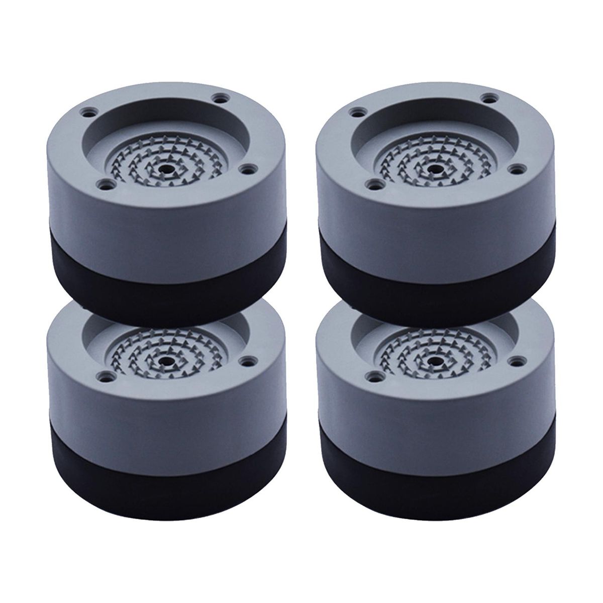 4PCS Washing Machine Base Foot Pads Anti Slip Anti Vibration Pads for Home Appliances Washing Machine Stabilizer for Raising Height Reducing Noise Protect Floor