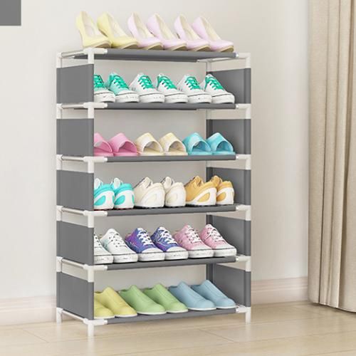 Home Decor Multilayer DIY Storage Shoe Rack-grey